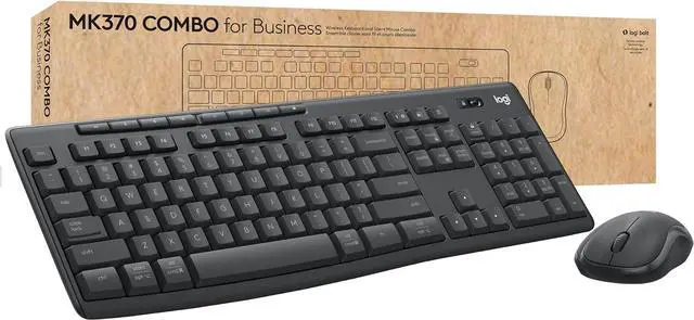 Main image of Logitech MK370 Combo for Business, Wireless Full-Size Keyboard and Wireless Mouse