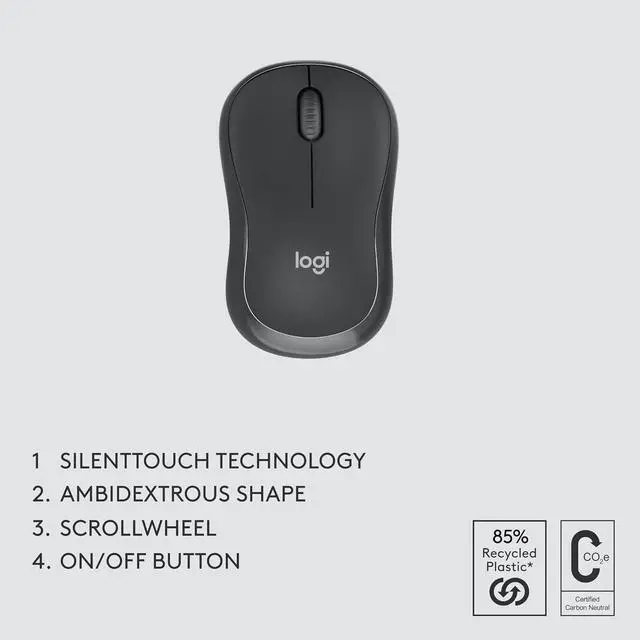 Alt view image 5 of 7 - Logitech MK370 Combo for Business, Wireless Full-Size Keyboard and Wireless Mouse
