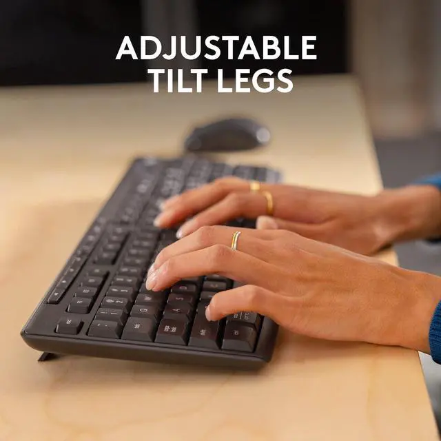 Alt view image 7 of 7 - Logitech MK370 Combo for Business, Wireless Full-Size Keyboard and Wireless Mouse