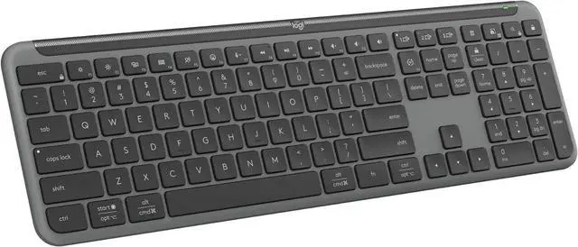 Main image of Logitech Signature Slim K950 Wireless Keyboard - Compatible Windows, Mac, Chrome - Graphite