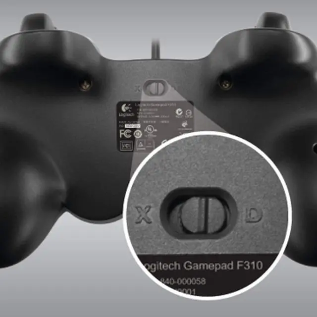 Alt view image 6 of 6 - Logitech F310 Wired Gamepad Controller