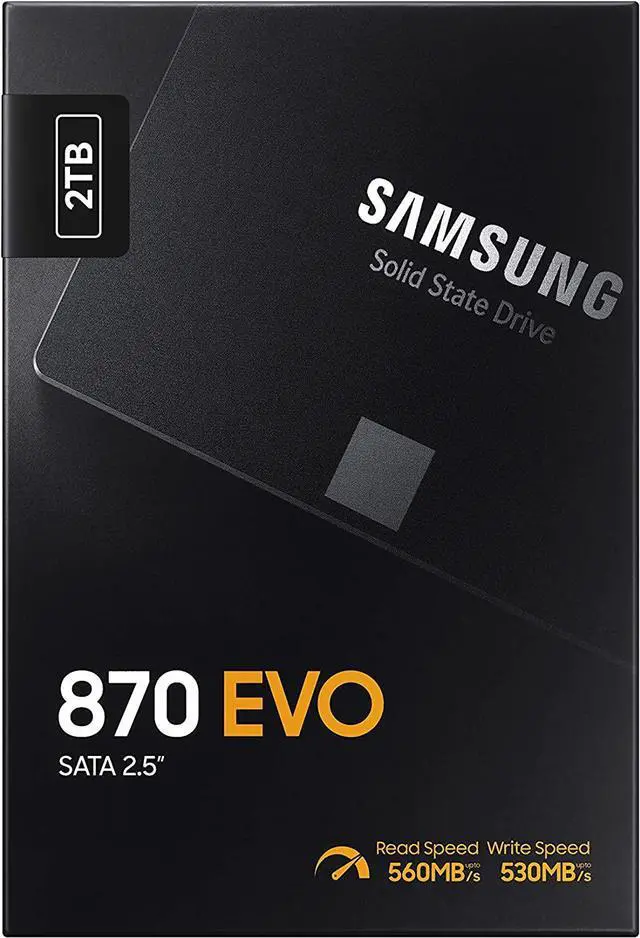Alt view image 6 of 6 - Samsung 870 EVO SATA III SSD 2TB 2.5 Internal Solid State Hard Drive