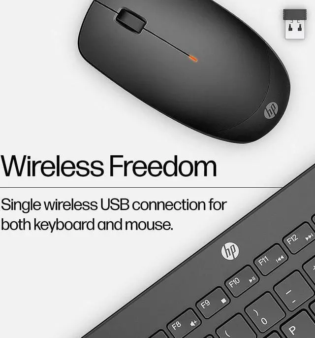 Alt view image 6 of 7 - HP 230 Wireless Mouse and Keyboard Combo