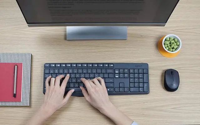 Alt view image 6 of 6 - Logitech MK235 Wireless Keyboard and Mouse