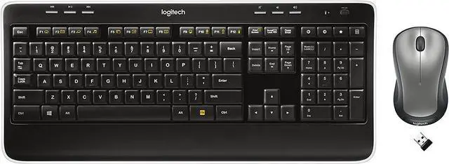 Alt view image 2 of 6 - Logitech MK520 Wireless Keyboard and Mouse Combo - MK520