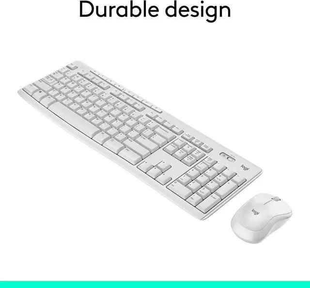Alt view image 4 of 7 - Logitech MK270 Wireless Keyboard and Mouse Combo - Off White