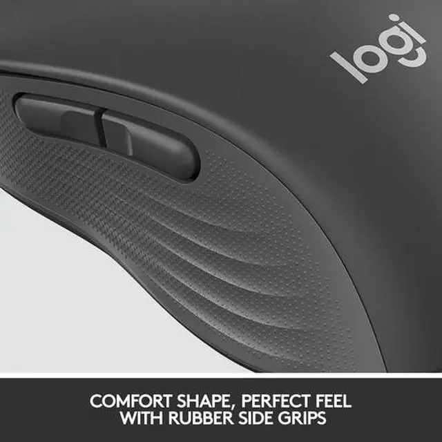 Alt view image 4 of 7 - Logitech Signature M650 Wireless Mouse For Small to Medium Sized Hands - Graphite