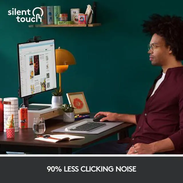 Alt view image 5 of 7 - Logitech Signature M650 Wireless Mouse For Small to Medium Sized Hands - Graphite