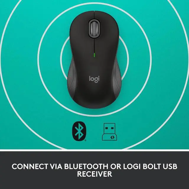 Alt view image 4 of 6 - Logitech Signature M550 Wireless Mouse - for Small to Medium Sized Hands - Black