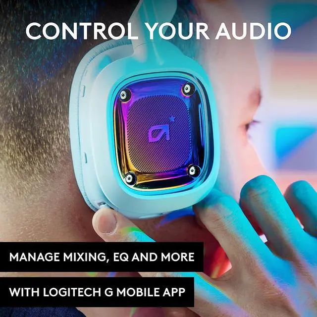 Alt view image 3 of 7 - Logitech G335 Gaming Headset Compatible with PC,PS 4/5,Xbox One,Xbox Series X|S & Nintendo Switch White