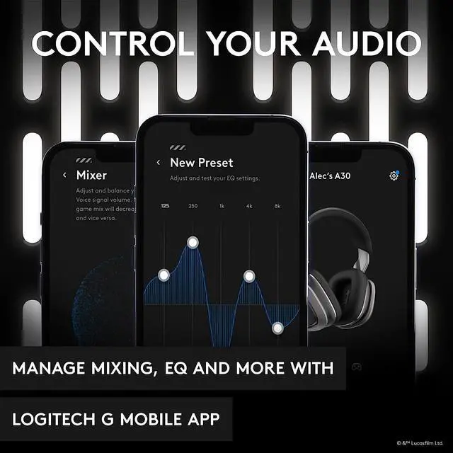 Alt view image 5 of 6 - Logitech High-performance Headset for Windows and Mac