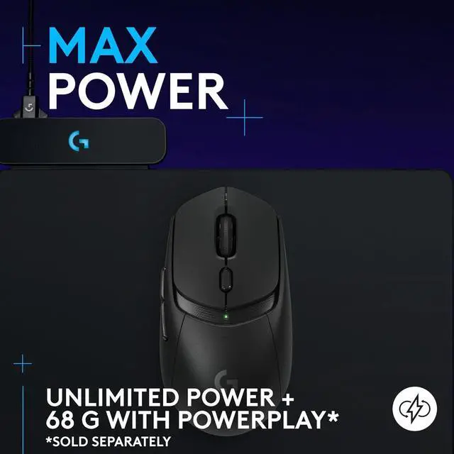 Alt view image 6 of 7 - Logitech G309 Lightspeed Wireless Gaming Mouse - 6 Programmable Buttons - Black