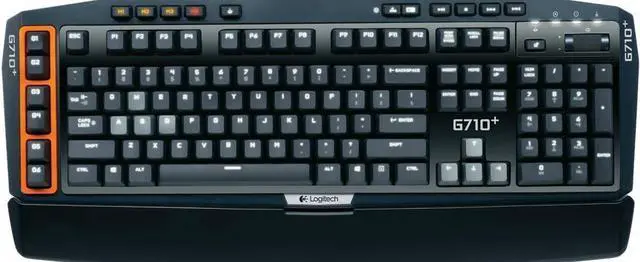 Alt view image 2 of 5 - Logitech G710 Mechanical Gaming Keyboard with Tactile High-Speed Keys - Black