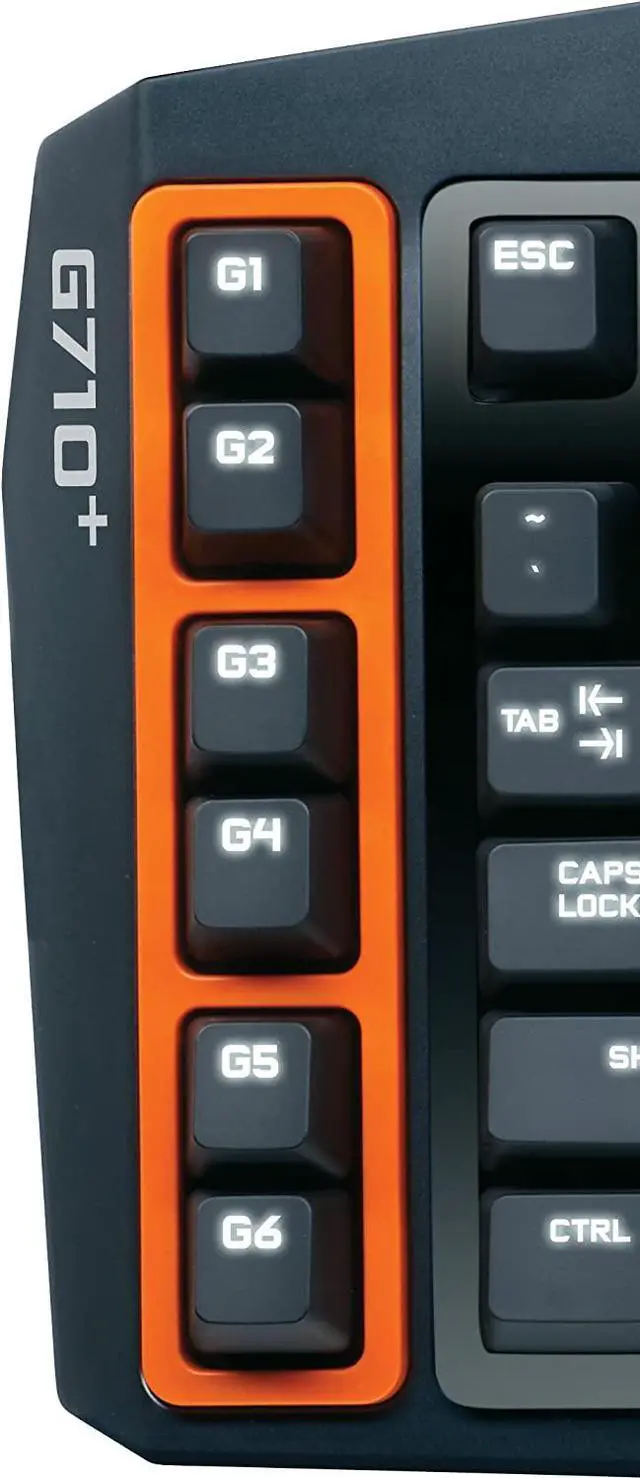 Alt view image 3 of 5 - Logitech G710 Mechanical Gaming Keyboard with Tactile High-Speed Keys - Black