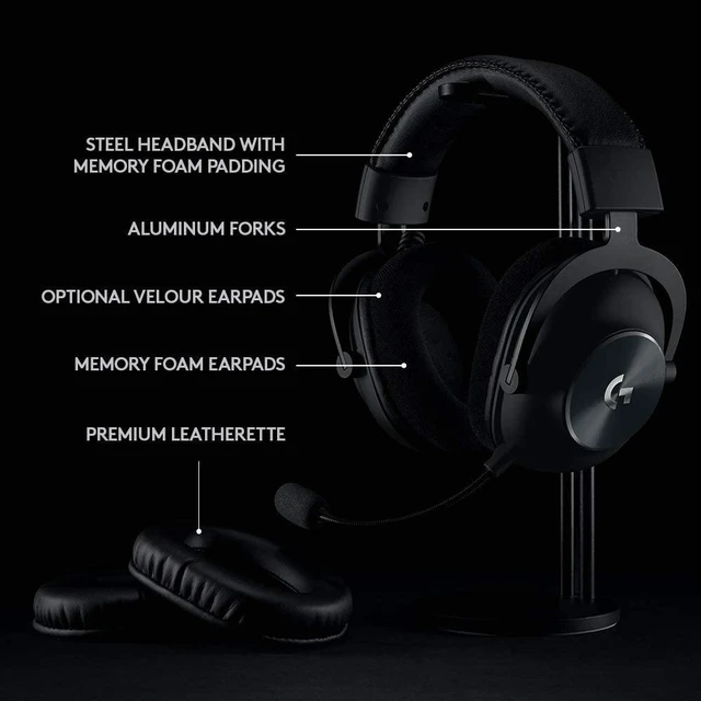 Alt view image 4 of 7 - Logitech G PRO X Wireless Lightspeed Gaming Headset