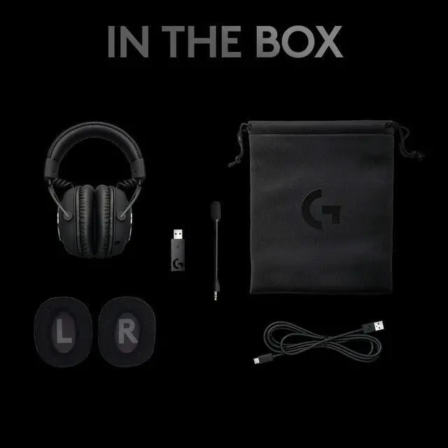 Alt view image 7 of 7 - Logitech G PRO X Wireless Lightspeed Gaming Headset