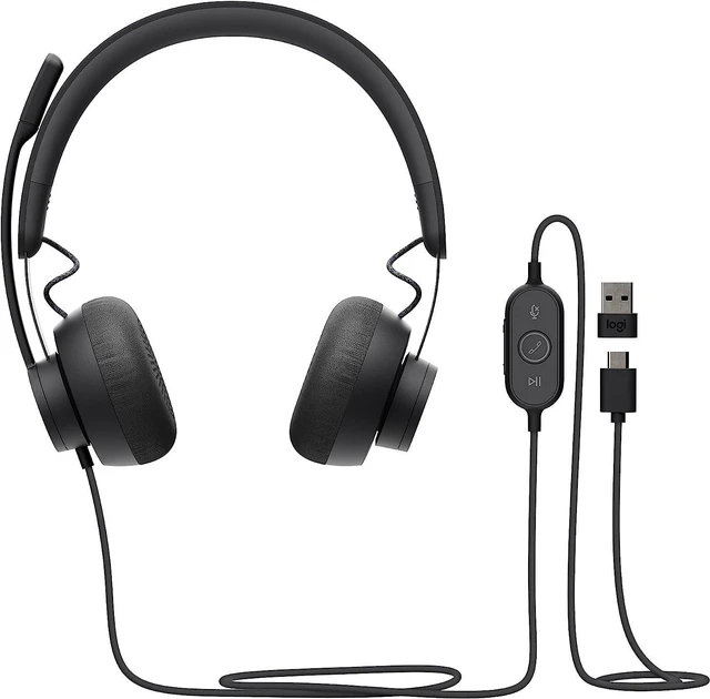 Main image of Logitech Zone Wired Noise Cancelling Headset - Graphite