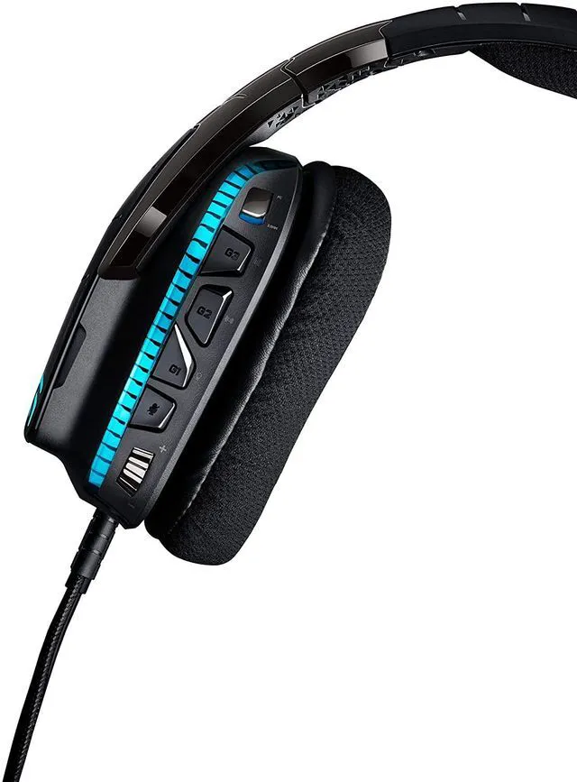 Alt view image 4 of 5 - Logitech G633 Artemis Spectrum RGB 7.1 Dolby and DTS Headphone