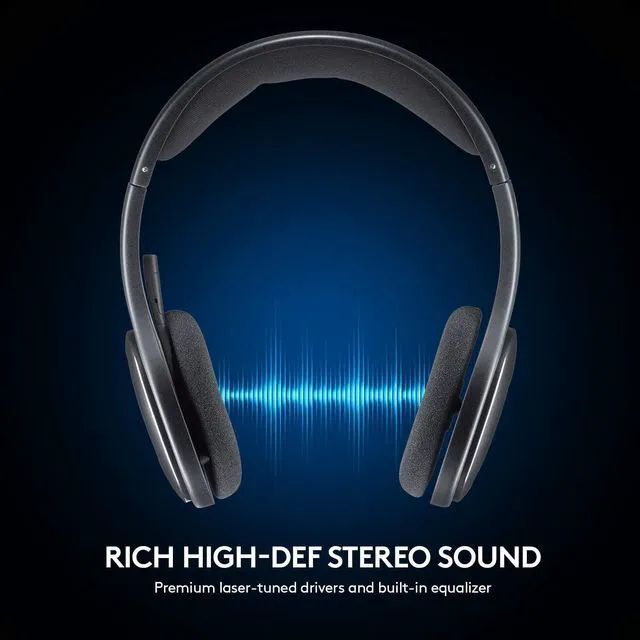 Alt view image 5 of 7 - Logitech H800 Bluetooth Wireless Headset with Mic for PC, Tablets and Smartphones