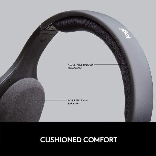 Alt view image 4 of 7 - Logitech H800 Bluetooth Wireless Headset with Mic for PC, Tablets and Smartphones