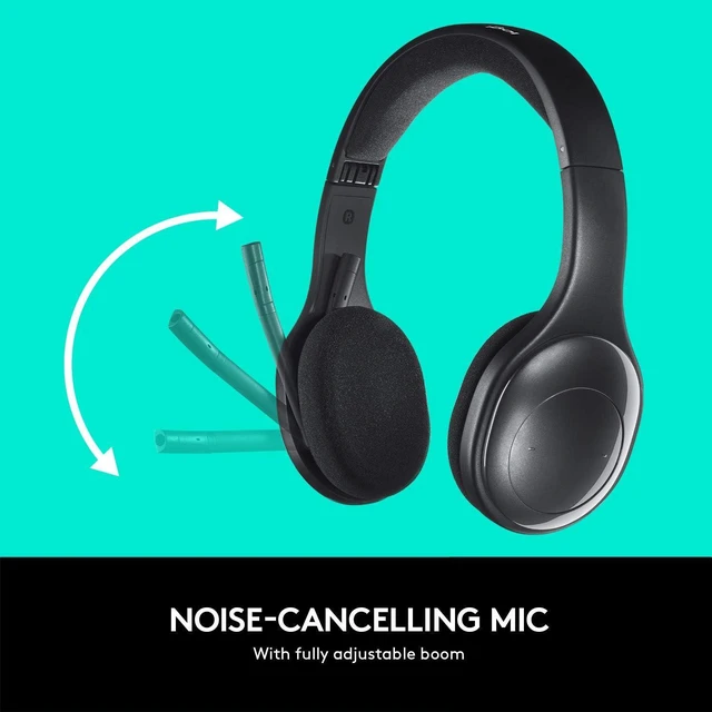 Alt view image 6 of 7 - Logitech H800 Bluetooth Wireless Headset with Mic for PC, Tablets and Smartphones