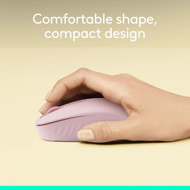 Alt view image 3 of 7 - Logitech M196 Bluetooth Wireless Mouse - Compatible with Windows and macOS - Rose