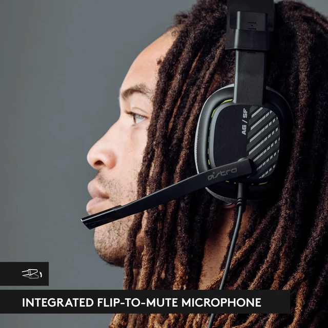 Alt view image 5 of 7 - Logitech G Astro A10 Gen 2 Cross-Platform Wired Gaming Headset - Black/PS Edition (Works with PlayStation 5)