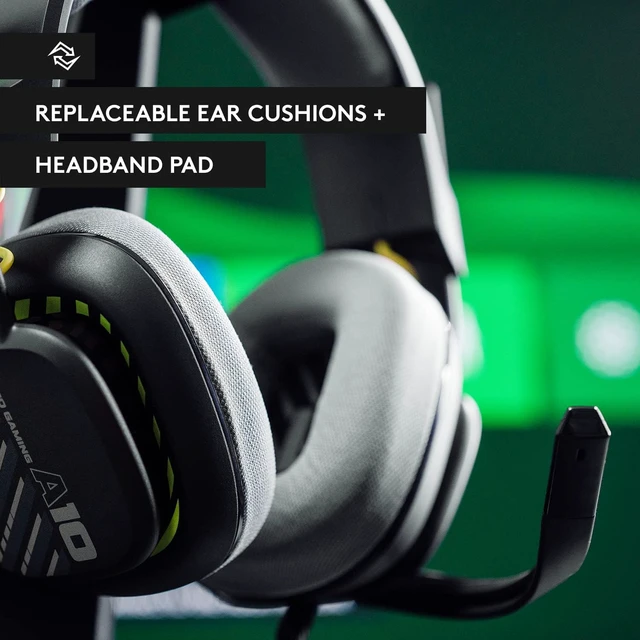 Alt view image 4 of 7 - Logitech G Astro A10 Gen 2 Cross-Platform Wired Gaming Headset - Black/PS Edition (Works with PlayStation 5)