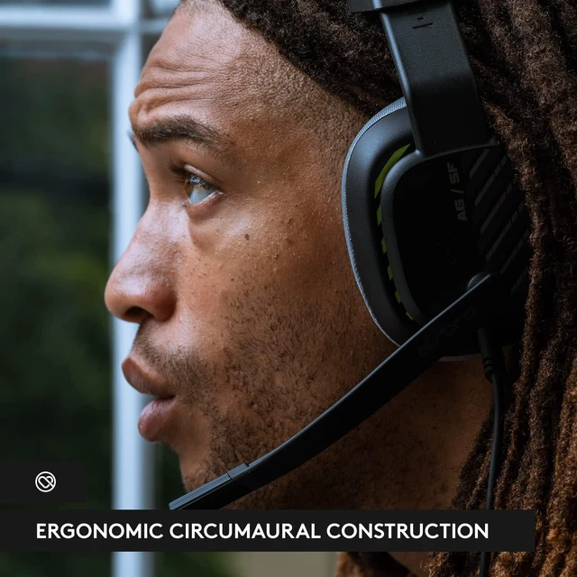 Alt view image 2 of 7 - Logitech G Astro A10 Gen 2 Cross-Platform Wired Gaming Headset - Black/PS Edition (Works with PlayStation 5)