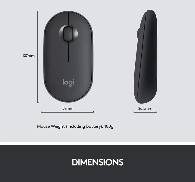 Alt view image 5 of 5 - Logitech MK470 Slim Wireless Combo - Graphite