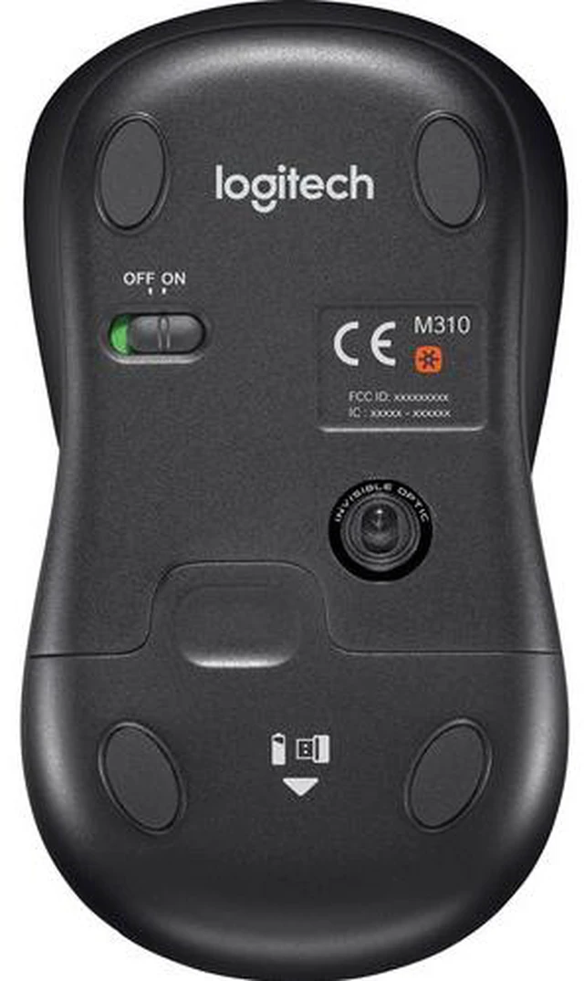 Alt view image 6 of 6 - Logitech M310 Wireless Mouse - Silver