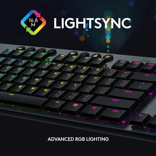 Alt view image 4 of 7 - Logitech G815 LIGHTSYNC RGB Mechanical Gaming Keyboard