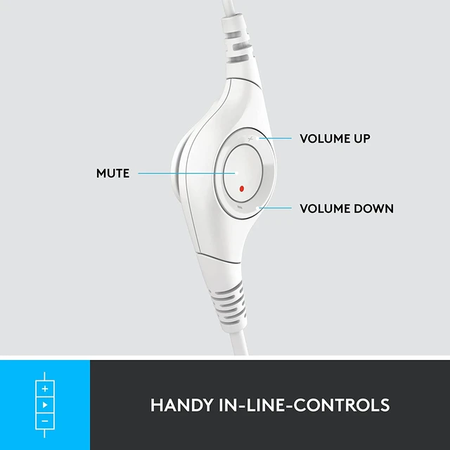 Alt view image 5 of 7 - Logitech H390 USB Wired Headset with Noise Cancelling Microphone