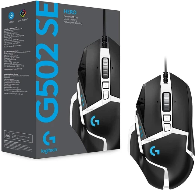 Alt view image 7 of 7 - Logitech G502 SE Hero High Performance RGB Gaming Mouse with 11 Programmable Buttons
