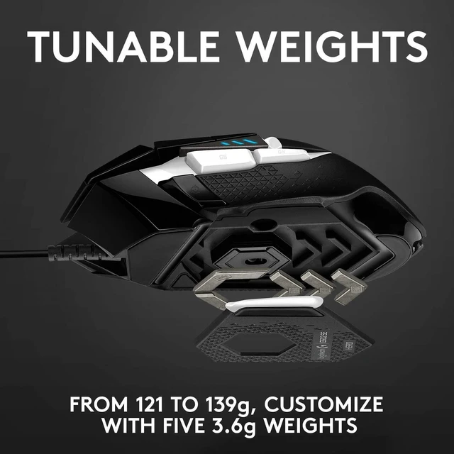Alt view image 4 of 7 - Logitech G502 SE Hero High Performance RGB Gaming Mouse with 11 Programmable Buttons