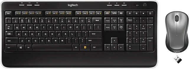 Alt view image 2 of 6 - Logitech MK520 Wireless Keyboard and Mouse Combo
