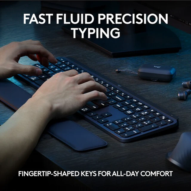 Alt view image 4 of 7 - Logitech MX Keys S Wireless Keyboard for Windows, Mac, Apple iPadOS, Chrome, Android, Linux