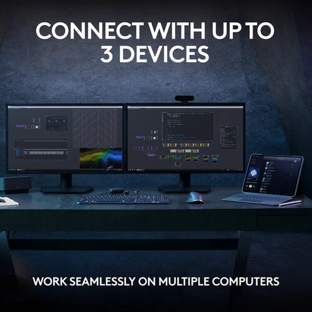 Alt view image 2 of 7 - Logitech MX Keys S Wireless Keyboard for Windows, Mac, Apple iPadOS, Chrome, Android, Linux