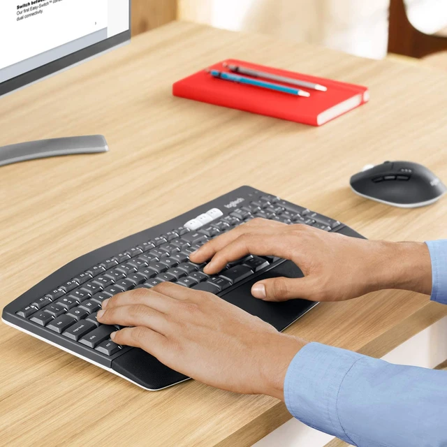 Alt view image 4 of 7 - Logitech MK850 Performance Wireless Keyboard and Mouse Combo