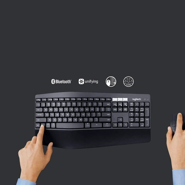 Alt view image 3 of 7 - Logitech MK850 Performance Wireless Keyboard and Mouse Combo