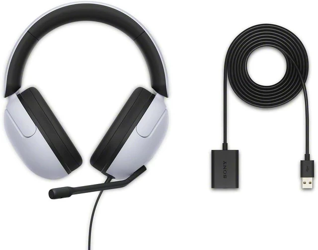 Alt view image 7 of 7 - Sony INZONE H3 Wired Gaming Headset (White)