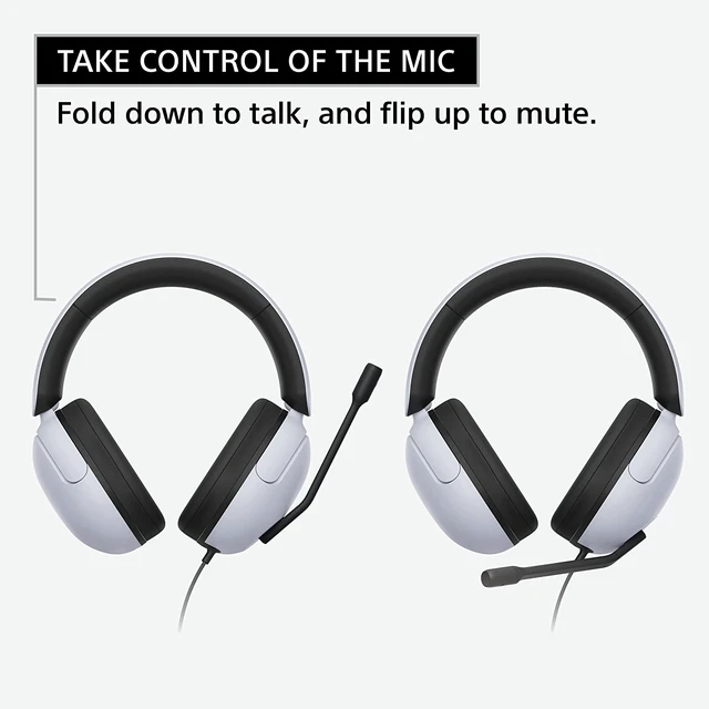 Alt view image 6 of 7 - Sony INZONE H3 Wired Gaming Headset (White)