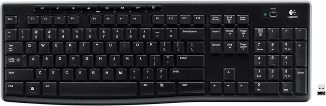 Alt view image 2 of 5 - Logitech K270 Wireless Keyboard