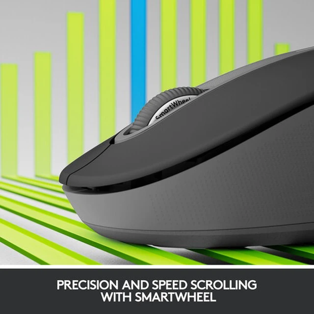 Alt view image 2 of 7 - Logitech Signature M650 Wireless Mouse For Small to Medium Sized Hands - Graphite