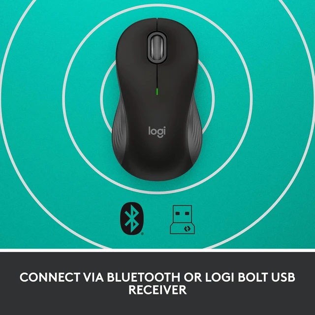 Alt view image 4 of 7 - Logitech Signature M550 Wireless Mouse - for Small to Medium Sized Hands - Black