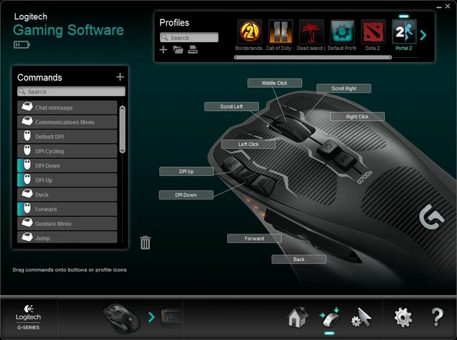 Alt view image 5 of 6 - Logitech G700s Wireless Rechargeable Gaming Mouse