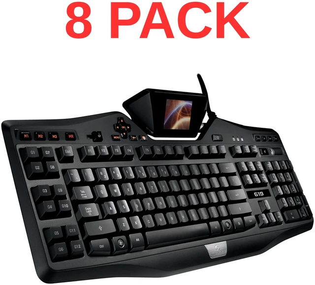 Main image of Logitech G19 Programmable Gaming Keyboard with Color Display - 8 PACK