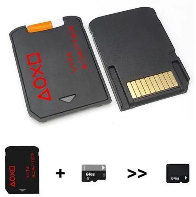 Alt view image 3 of 7 - Newest Version 3.0 SD2Vita For PS Vita Memory Card for PSVita Game Card1000/2000 PSV Adapter 3.60 System 256GB Micro SD card