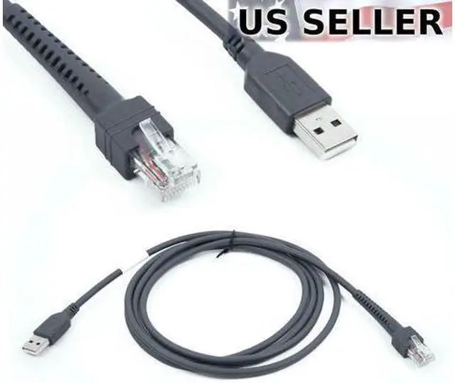 Main image of 6FT USB Cable For Symbol LS1203 LS2208 LS4328 LS9208 Reader CBA-U01-S07ZAR