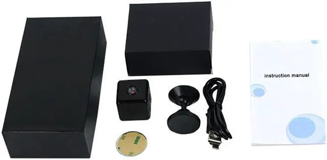 Alt view image 6 of 6 - The New X6D Camera with 4K Mode home Security Surveillance HD Network WiFi Camera, Sports Camera with Bracket; Cube Camera, Outdoor Sports Camera
